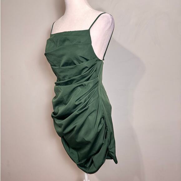 Amanda Uprichard Laconia Ruched Mini Dress - Size S - Picture 3 of 9